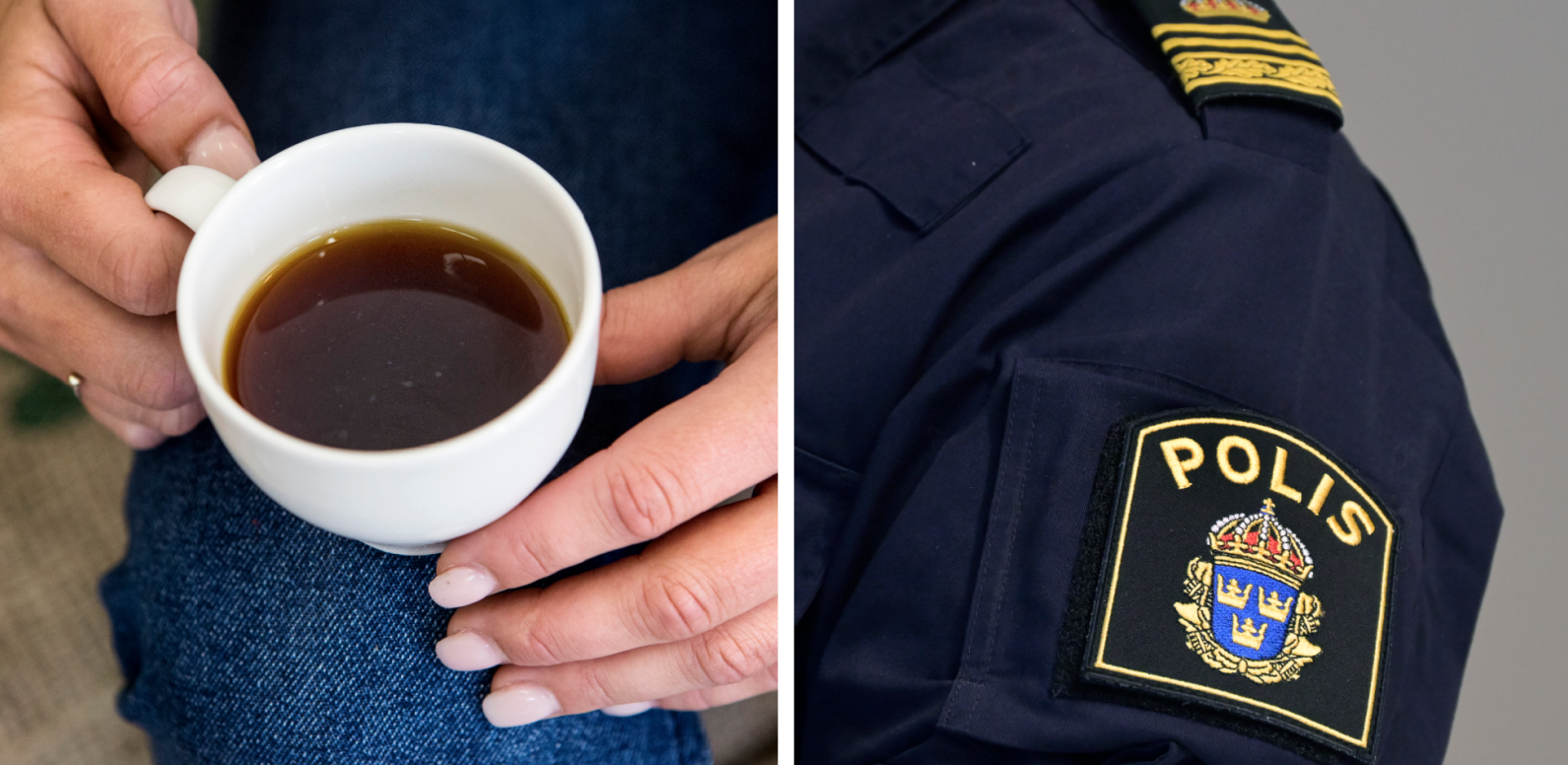 Kaffe, Polisen